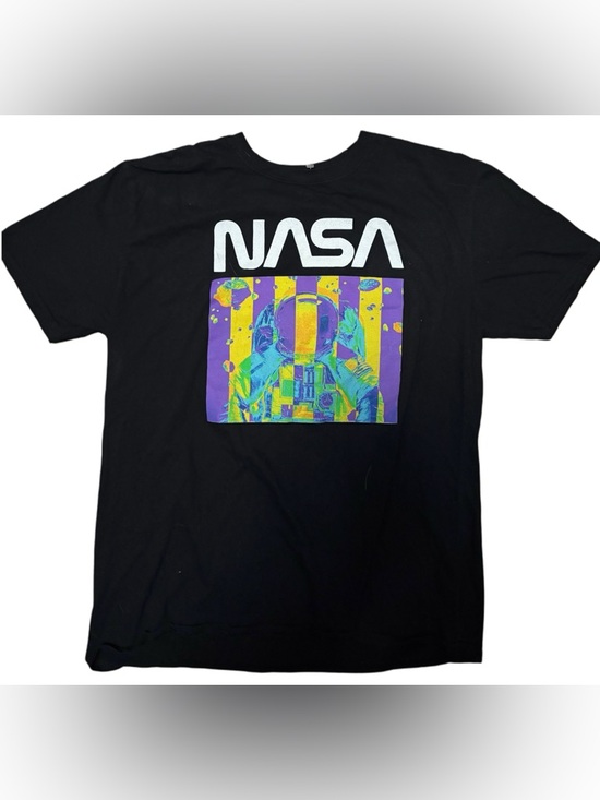 Nasa Other - NASA Astronaut Graphic Tee Black Colorful Space Shirt Men’s [XL]
